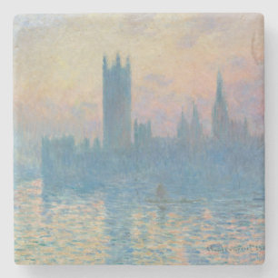 Claude Monet Houses of Parliament Sunset Steinuntersetzer