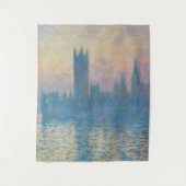 Claude Monet Houses of Parliament Sunset Wandteppich (Vorderseite)