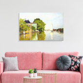 Claude Monet Houses on Achterzaan Leinwanddruck (Insitu (Wohnzimmer))