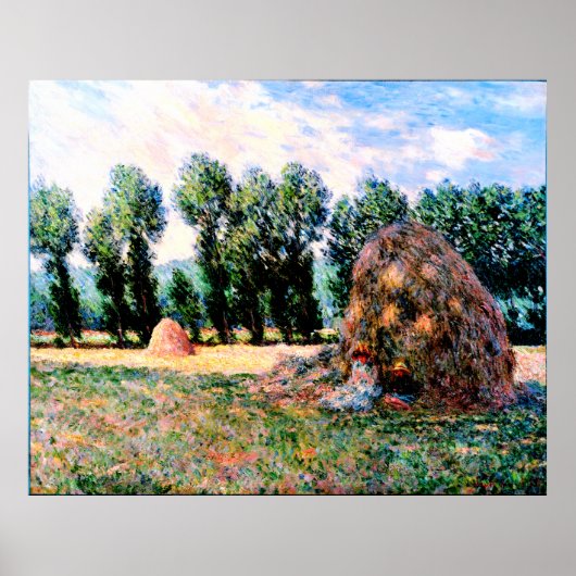 Claude Monet - Hystack bei Giverny Poster (Vorne)