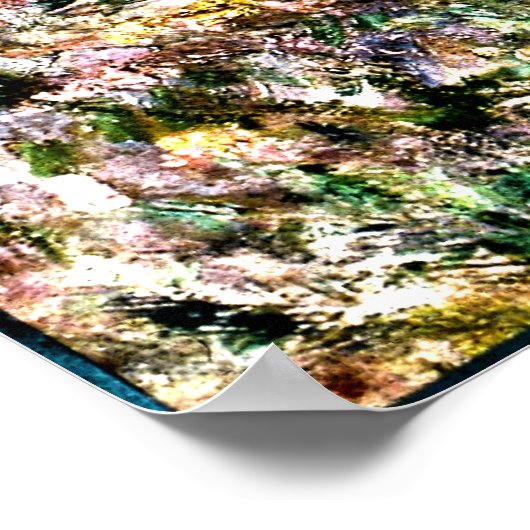 Claude Monet - Hystack bei Giverny Poster (Ecke)