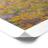 Claude Monet - Hystacks (bei Sonnenuntergang) Poster (Ecke)
