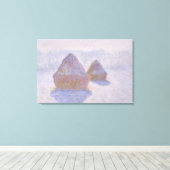 Claude Monet | Hystacks Effect of Snow and Sun Leinwanddruck (Insitu (Holzboden))