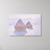 Claude Monet | Hystacks Effect of Snow and Sun Leinwanddruck (Vorderseite)