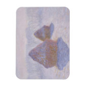 Claude Monet | Hystacks Effect of Snow and Sun Magnet (Vertikal)