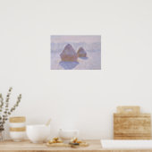 Claude Monet | Hystacks Effect of Snow and Sun Poster (Küche)