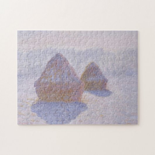 Claude Monet | Hystacks Effect of Snow and Sun Puzzle (Horizontal)