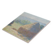 Claude Monet - Hystacks, Ende des Sommers Fliese (Seite)