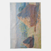 Claude Monet - Hystacks, Ende des Sommers Geschirrtuch (Vertikal)