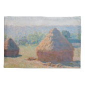 Claude Monet - Hystacks, Ende des Sommers Kissenbezug (Rückseite)