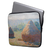 Claude Monet - Hystacks, Ende des Sommers Laptopschutzhülle (Vorderseite Links)