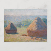 Claude Monet - Hystacks, Ende des Sommers Postkarte (Vorderseite)