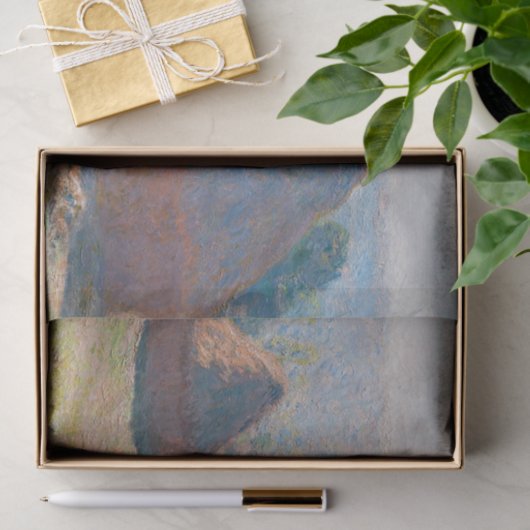 Claude Monet - Hystacks, Ende des Sommers Seidenpapier (Geschenk)