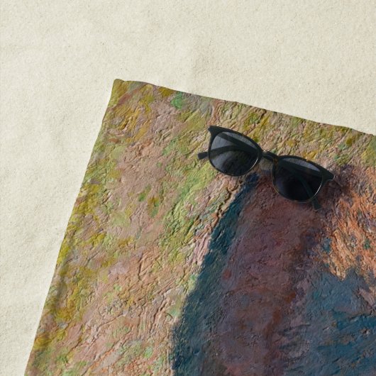 Claude Monet - Hystacks, Ende des Sommers Strandtuch (Beispiel)