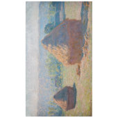 Claude Monet - Hystacks, Ende des Sommers Tischdecke (Vorderseite)