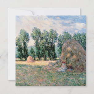 Claude Monet - Hystacks Feiertagskarte