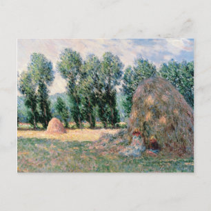 Claude Monet - Hystacks Feiertagspostkarte