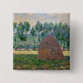 Claude Monet - Hystacks in der Nähe von Giverny Button (Vorderseite)