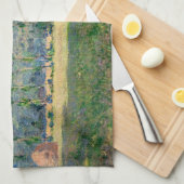 Claude Monet - Hystacks in der Nähe von Giverny Geschirrtuch (Viertel Falte)