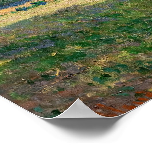 Claude Monet - Hystacks in der Nähe von Giverny Poster (Ecke)