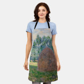 Claude Monet - Hystacks in der Nähe von Giverny Schürze (Getragen)