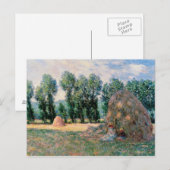Claude Monet - Hystacks Postkarte (Vorne/Hinten)
