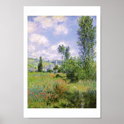 Claude Monet Ile Saint Martin Vetheuil Poster (Vorne)