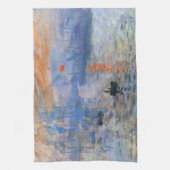 Claude Monet Impression soleil levant 1872 Hafen K Geschirrtuch (Vertikal)