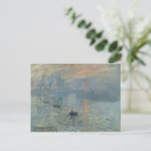 Claude Monet, Impression, Soleil Levante Postkarte (Stehend Vorderseite)
