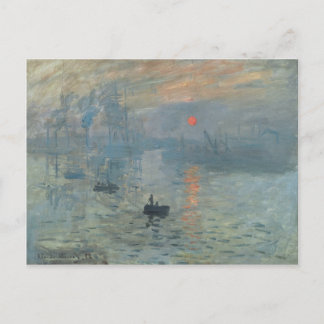 Claude Monet, Impression, Soleil Levante Postkarte