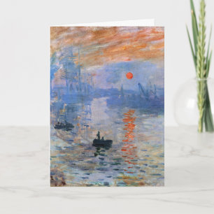 Claude Monet Impression Sonnenaufgang 1872 Hafen K Karte