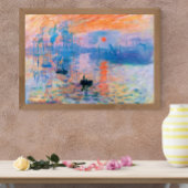 Claude Monet Impression, Sonnenaufgang (1872) Post Poster