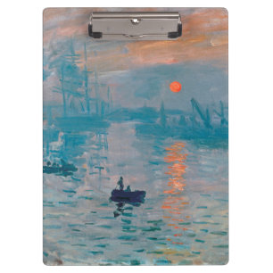 Claude Monet Impression Sonnenaufgang Französisch Klemmbrett