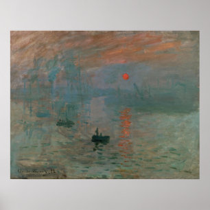 Claude Monet Impression Sonnenaufgang Kunstdruck Poster