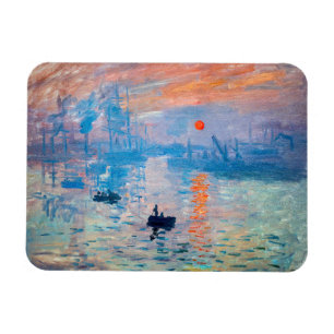Claude Monet - Impression, Sonnenaufgang Magnet
