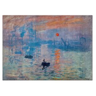 Claude Monet - Impression, Sonnenaufgang Schneidebrett