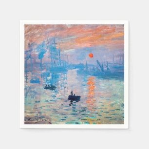 Claude Monet - Impression, Sonnenaufgang Serviette