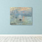 Claude Monet – Impression – Sunrise 1872 Leinwanddruck (Insitu (Holzboden))