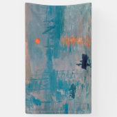 Claude Monet Impression Sunrise French Banner (Vertikal)