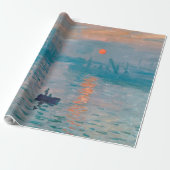 Claude Monet Impression Sunrise French Geschenkpapier (Ungerollt)