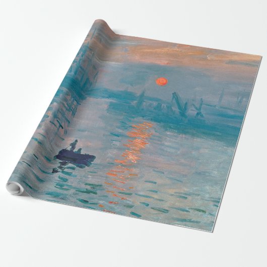 Claude Monet Impression Sunrise French Geschenkpapier (Ungerollt)