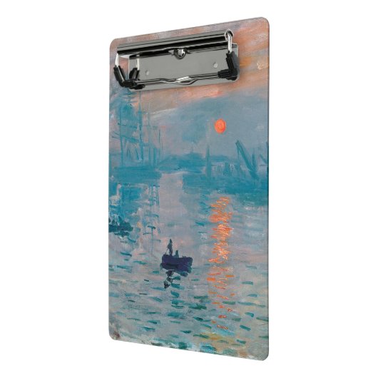Claude Monet Impression Sunrise French Mini Klemmbrett (Gewinkelt2)