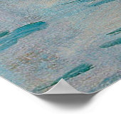 Claude Monet Impression Sunrise French Poster (Ecke)