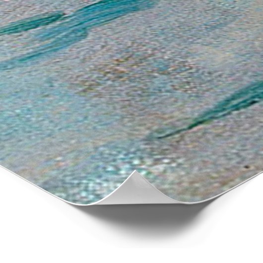 Claude Monet Impression Sunrise French Poster (Ecke)