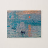 Claude Monet Impression Sunrise French Puzzle (Horizontal)