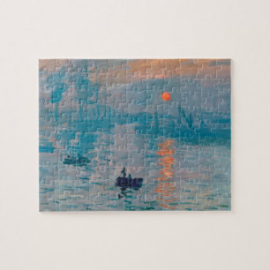 Claude Monet Impression Sunrise French Puzzle