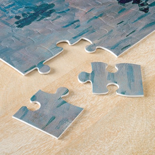 Claude Monet Impression Sunrise French Puzzle (Seite)