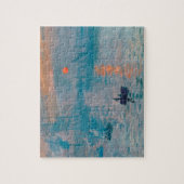 Claude Monet Impression Sunrise French Puzzle (Vertikal)
