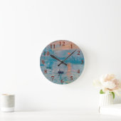 Claude Monet Impression Sunrise French Runde Wanduhr (Zuhause)