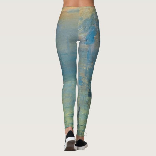 Claude Monet Impression Sunrise Leggings (Rückseite)